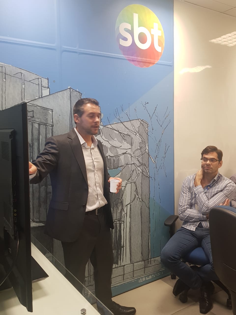palestra planejamento financeiro no SBT